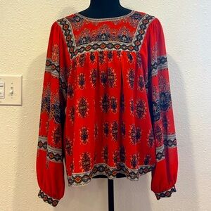 Women’s Flying Tomato Orange Blouse Size M